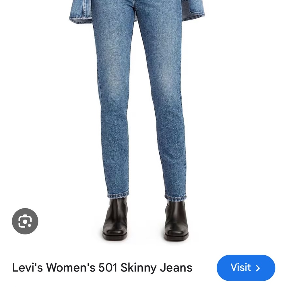 Levi's Blue Skinny Jeans Classic Fit